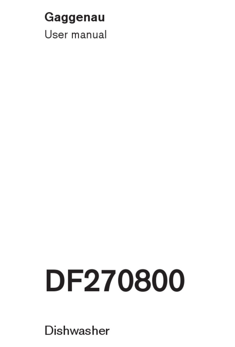 Gaggenau DF270800 User manual
