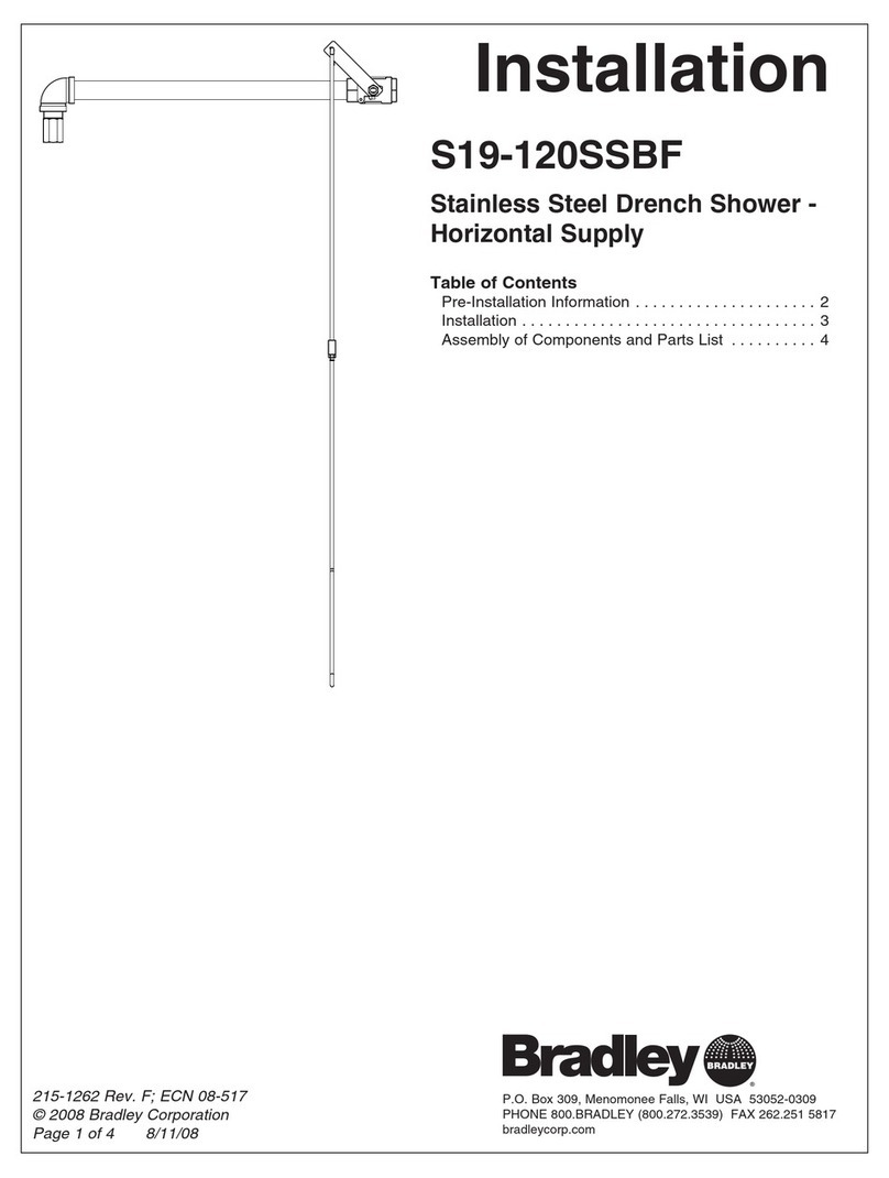 Bradley S19-120SSBF User manual