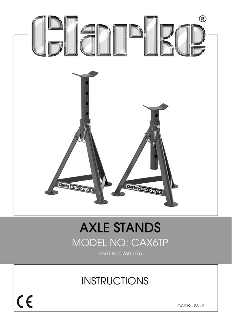 Clarke CAX6TP instructions