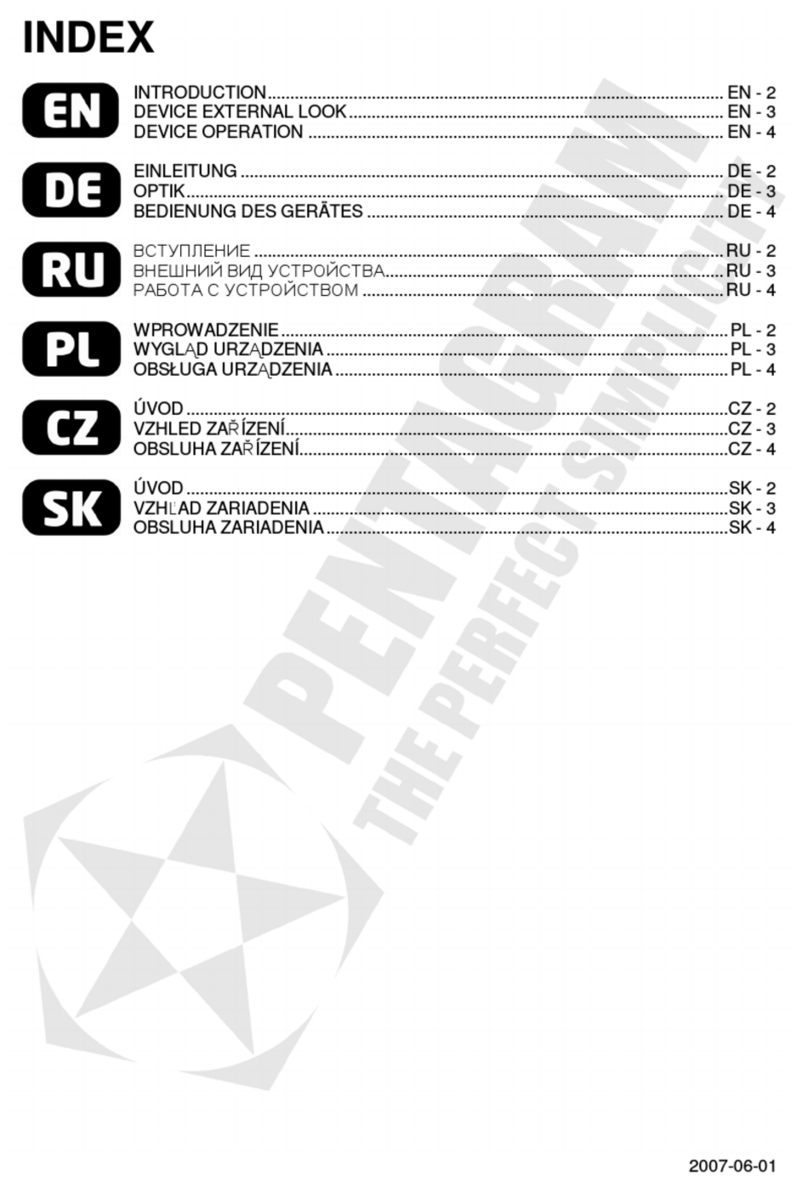 Pentagram NEsT 8P Quick installation manual