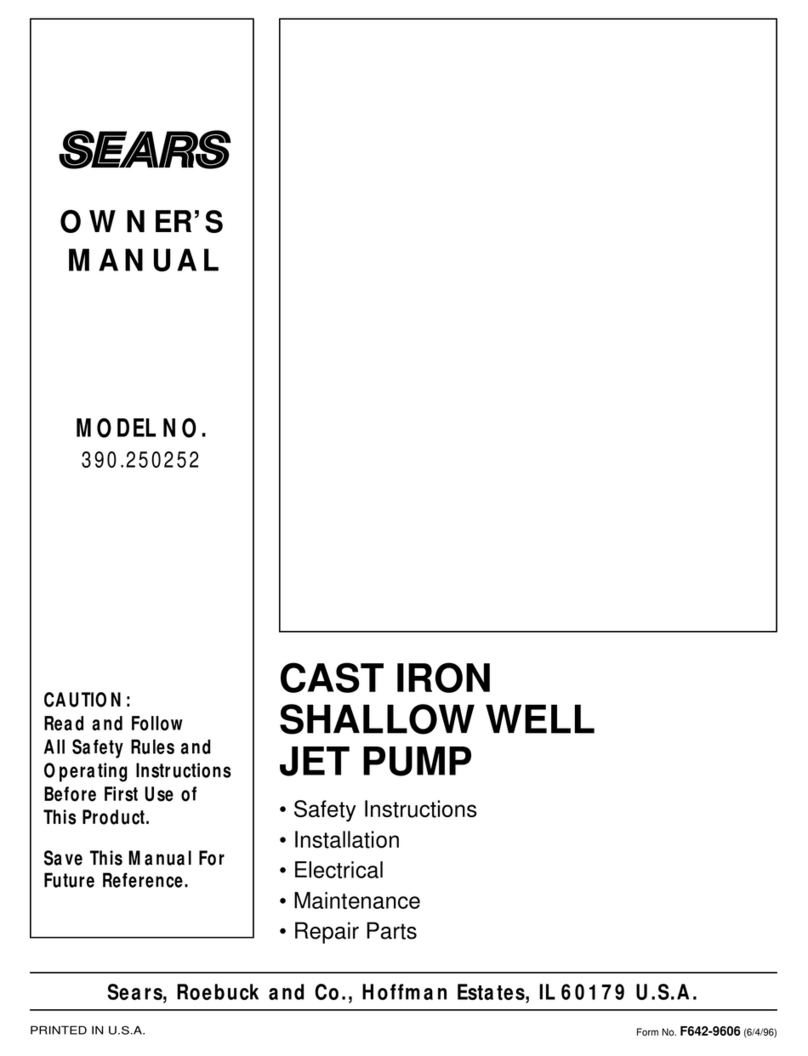 Sears 390.250252 owner's manual
