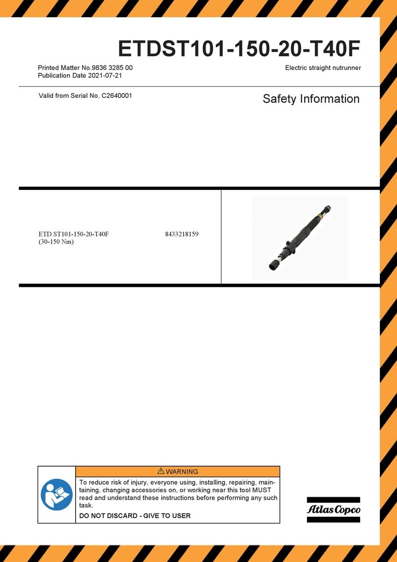 Atlas Copco ETDST101-150-20-T40F Original instructions