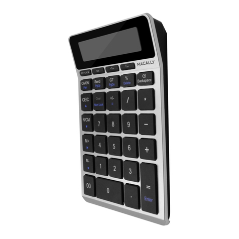 Macally BTCALKEY user guide