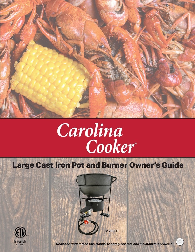 Carolina Cooker M78097 owner's guide