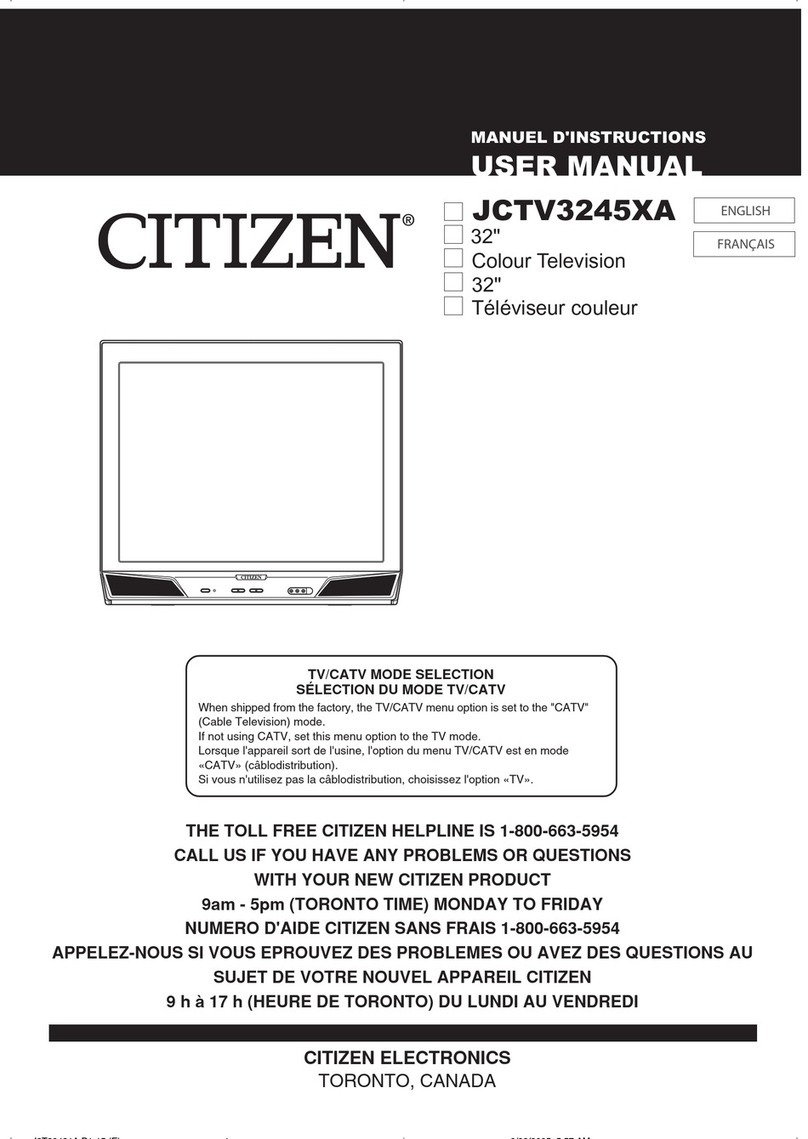 Citizen JCTV3245XA User manual
