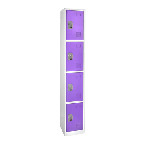 ADIROffice Four Tier Locker User manual