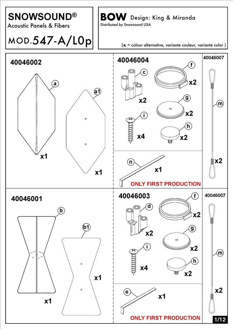 SNOWSOUND BOW 547-A/L0p quick start guide