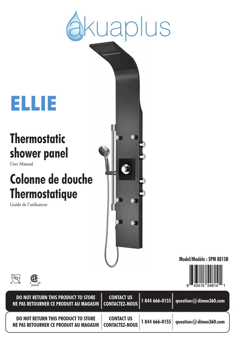 Akuaplus ELLIE SPM 8815B User manual