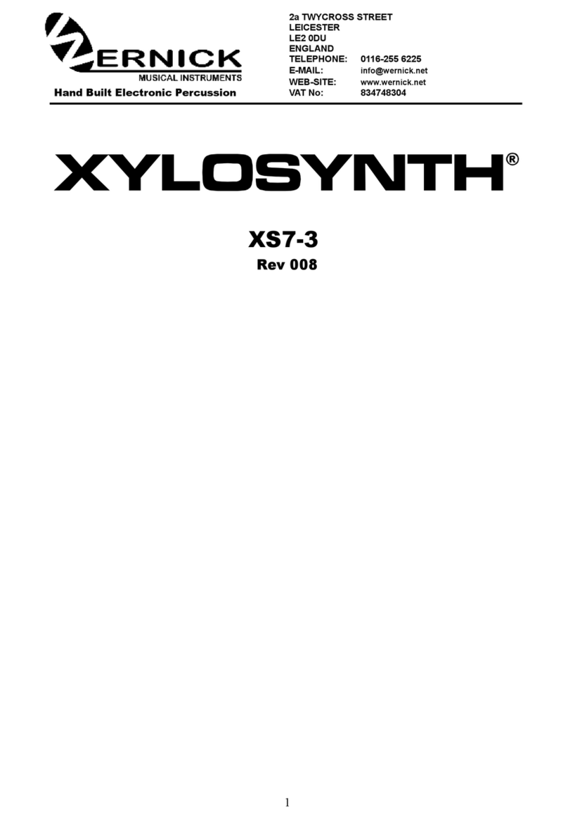 Wernick Xylosynth XS7-3 manual