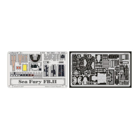 Eduard Sea Fury FB.II self adhesive quick start guide