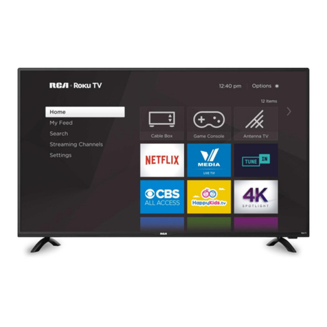 RCA Roku TV RTRU5028-CA User manual