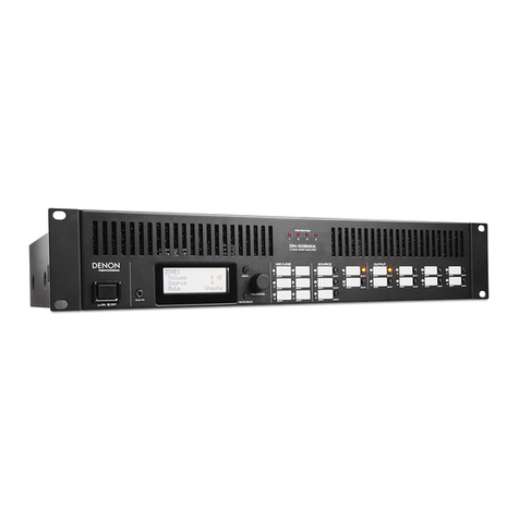 Denon Professional DN-508MXA user guide