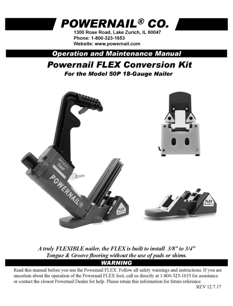 Powernail FLEX Conversion Kit Operation and maintenance manual