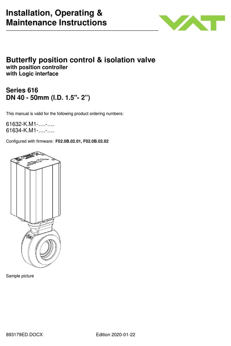 VAT 616 Series Assembly instructions
