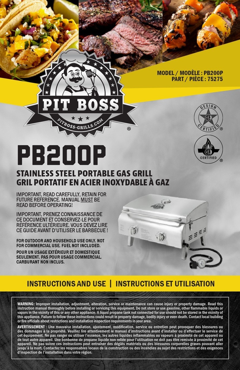 Dansons Group Pit Boss PB200P User manual