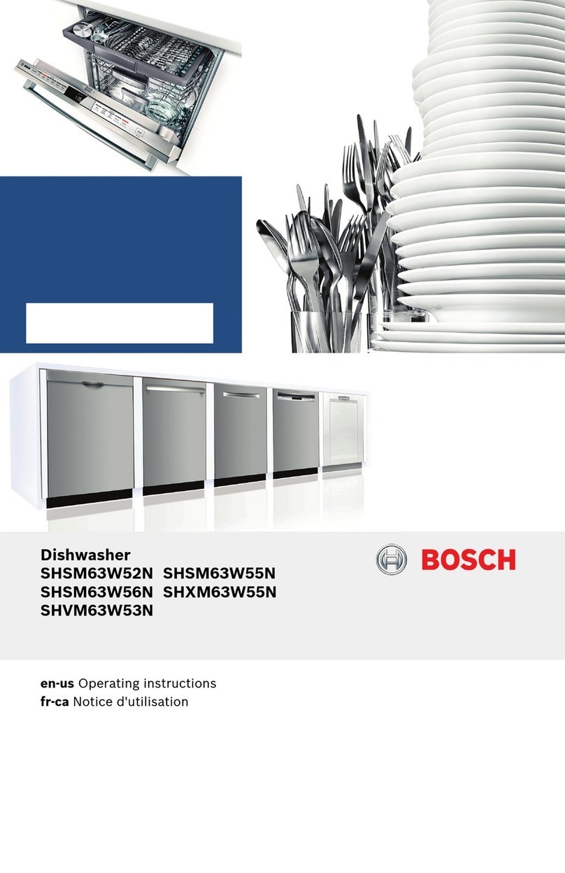 Bosch SHSM63W52N User manual Bosch SHSM63W52N User manual