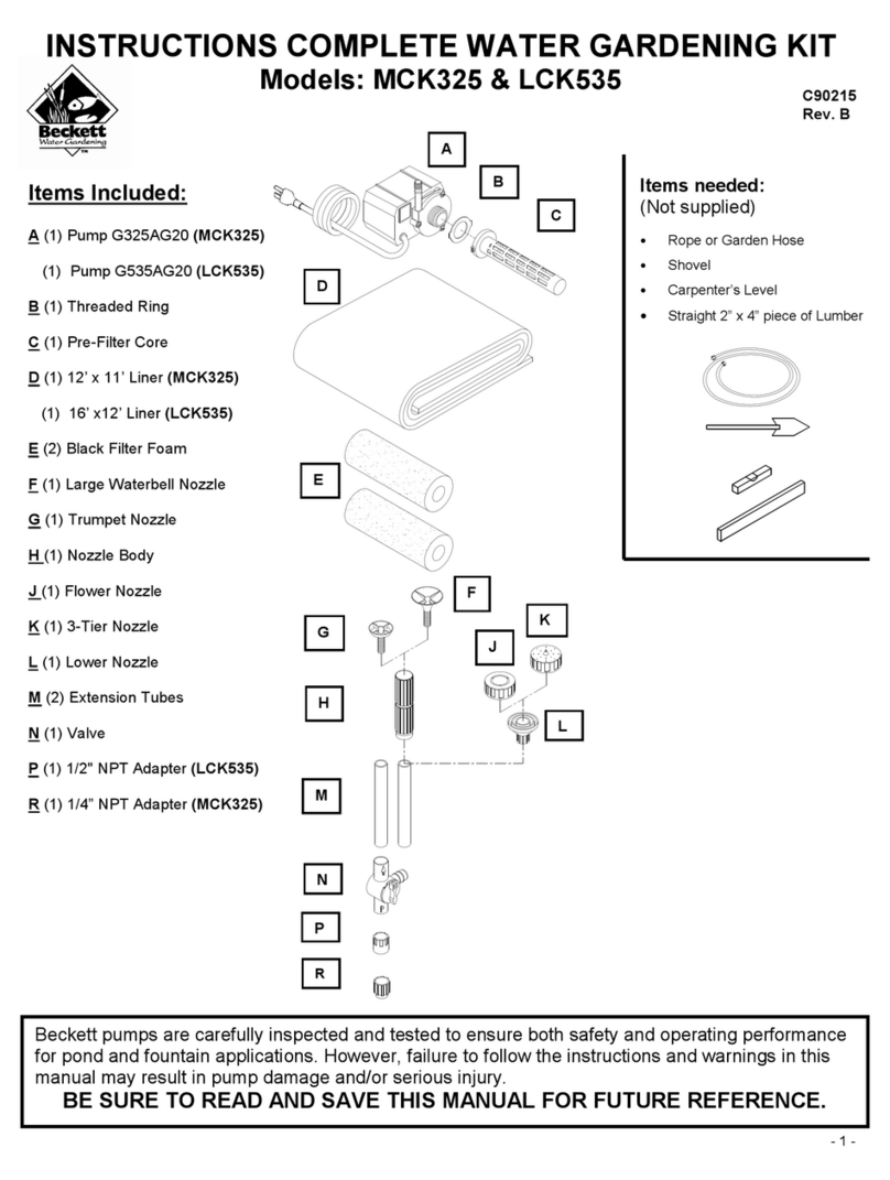 Beckett LCK535 instructions