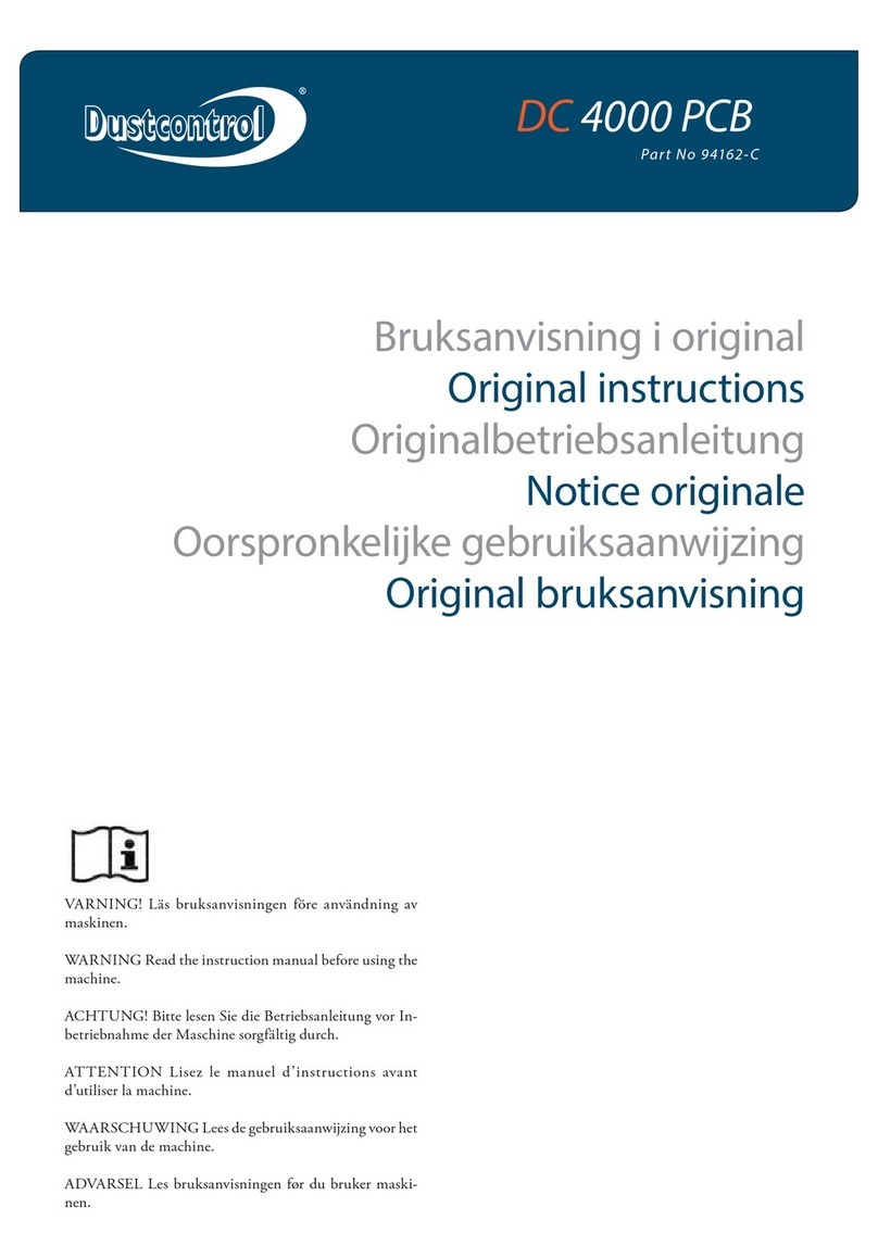 Dustcontrol DC 4000 PCB User manual