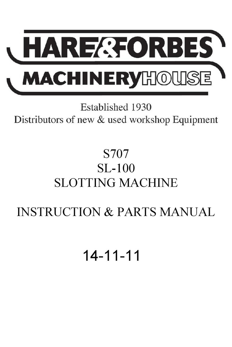 MachineryHouse S707 Instruction & parts manual