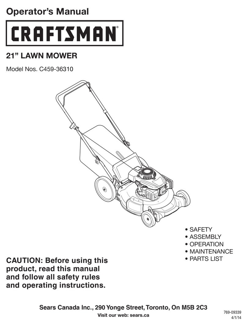 Craftsman C459-36310 Operator's manual