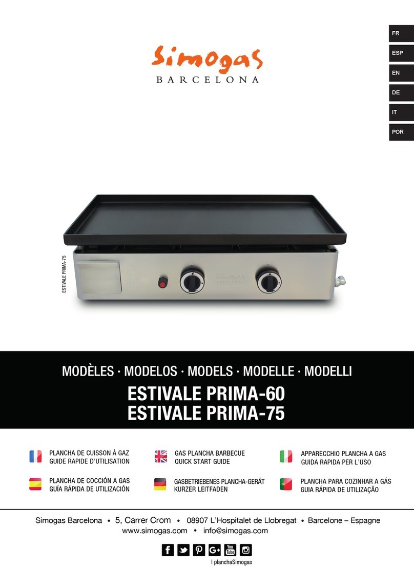Simogas ESTIVALE PRIMA Series quick start guide