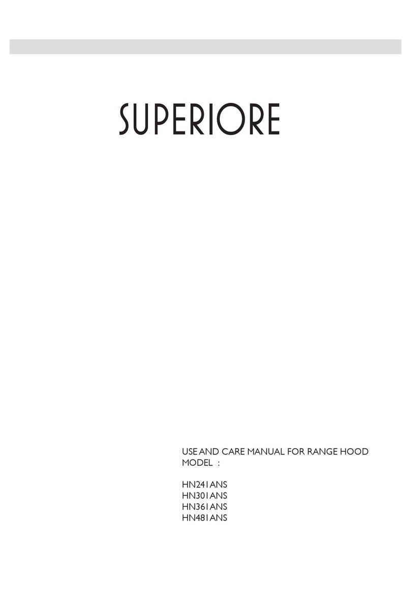 Superiore HN241ANS use and care manual