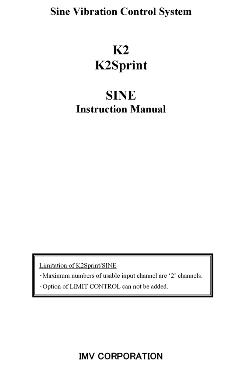IMV K2 instruction manual
