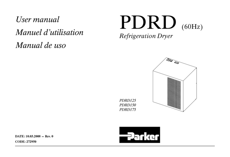 Parker PDRD125 user manual