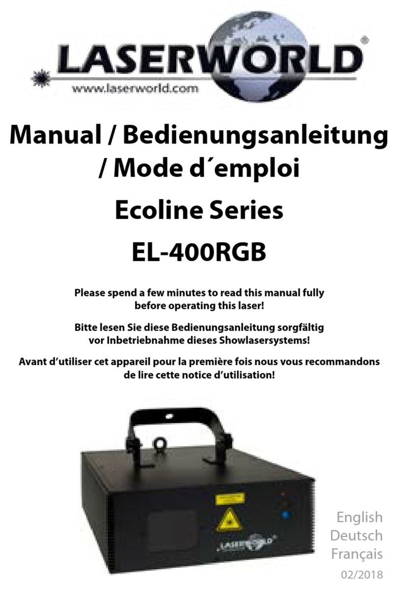 Laserworld EL-400RGB manual Laserworld EL-400RGB manual