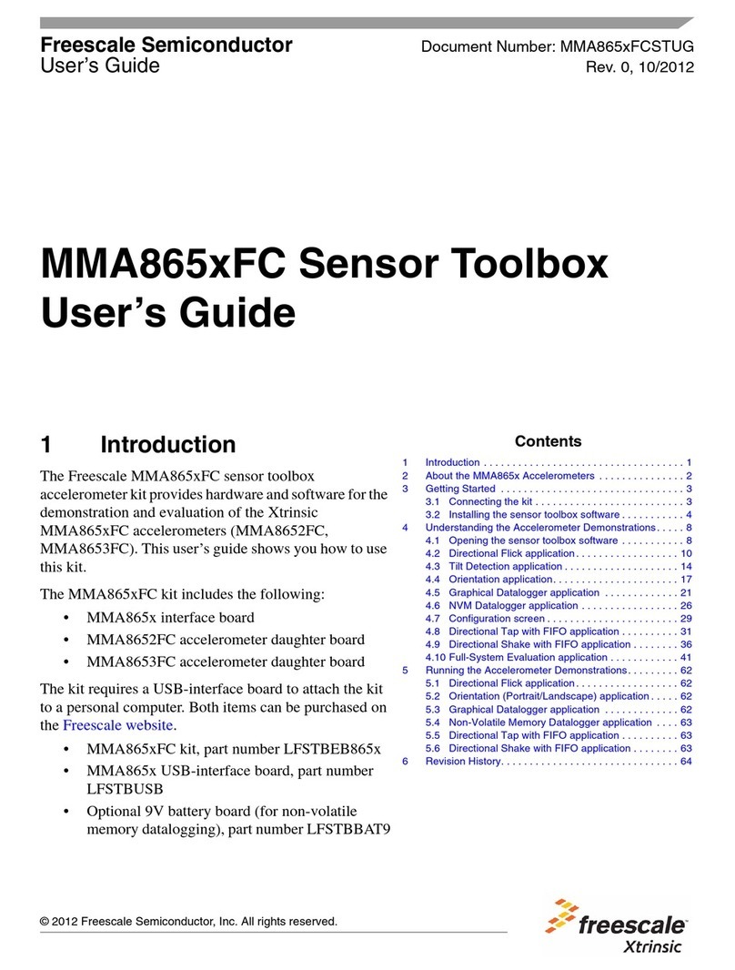Freescale Semiconductor MMA865FC Series user guide