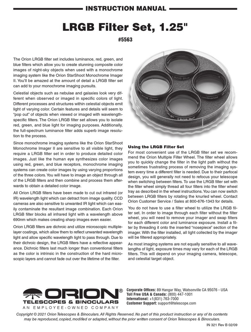 ORION TELESCOPES & BINOCULARS 5563 instruction manual ORION TELESCOPES & BINOCULARS 5563 instruction manual