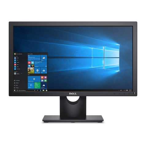 Dell E2016HV Instructions for use