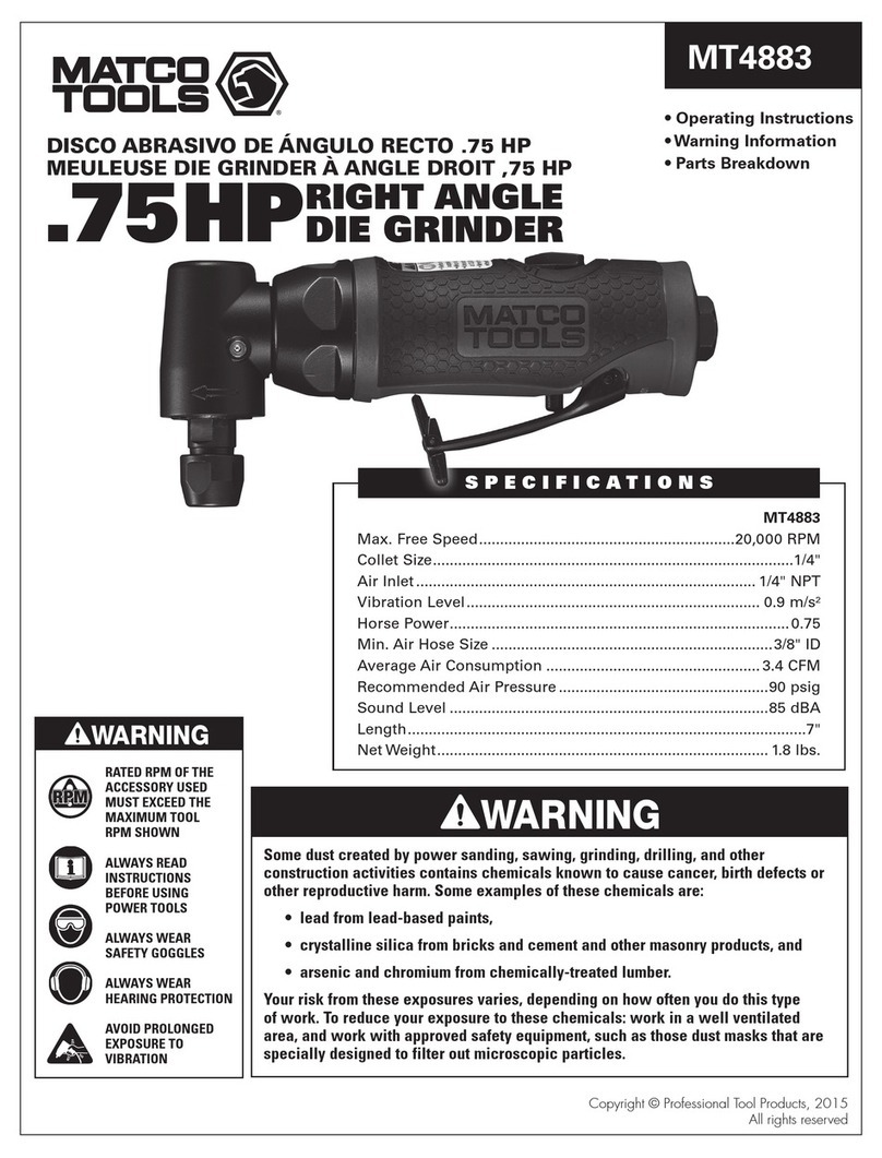 Matco Tools MT4883 User manual