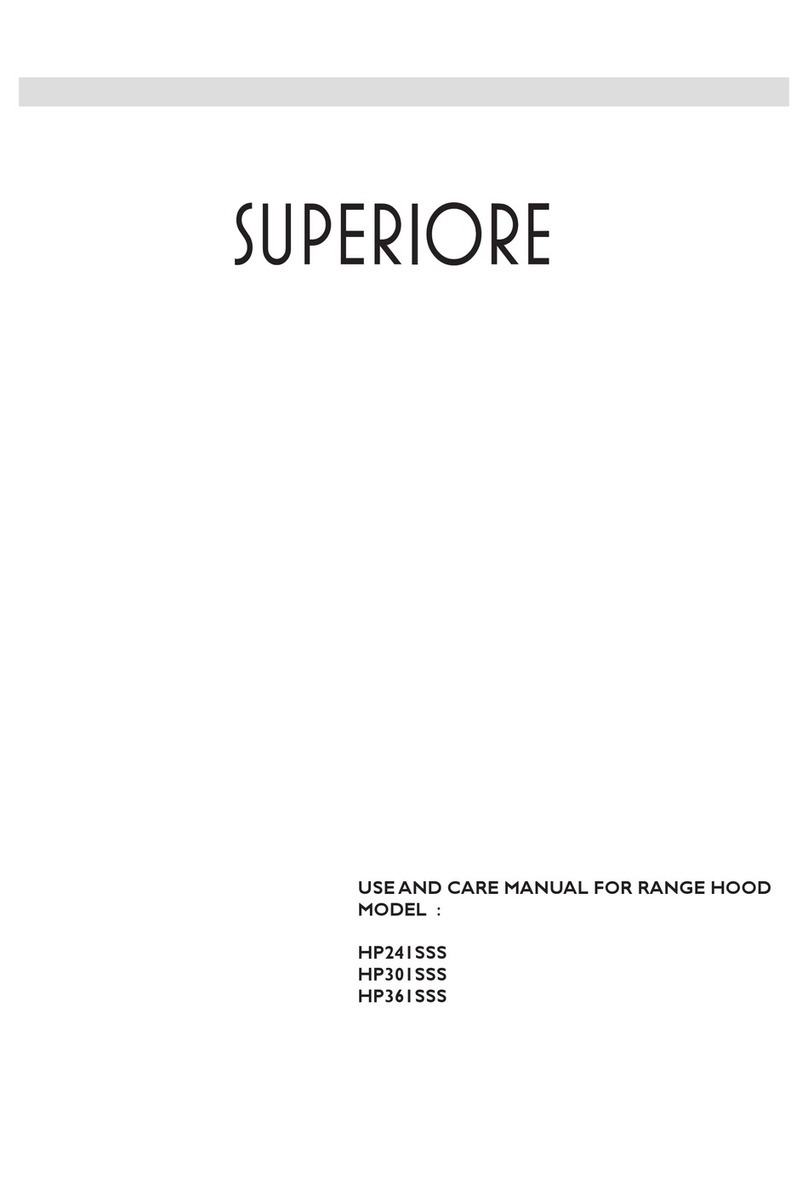 Superiore HP241SSS use and care manual Superiore HP241SSS use and care manual