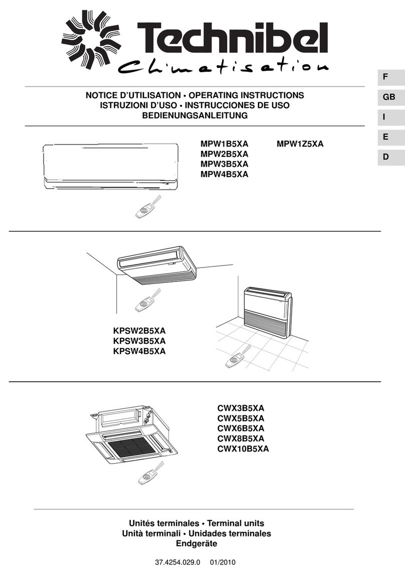 Technibel MPW1B5XA User manual Technibel MPW1B5XA User manual