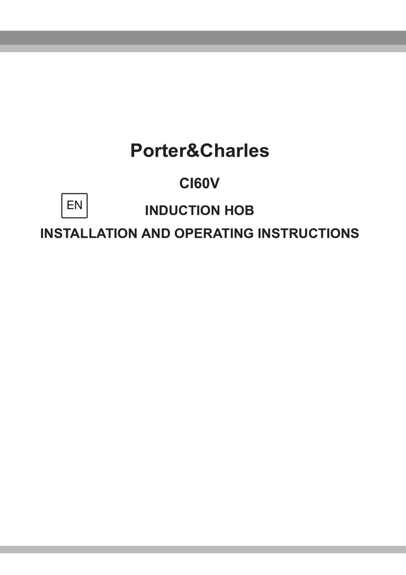Porter&Charles CI60V Installation and operating instructions