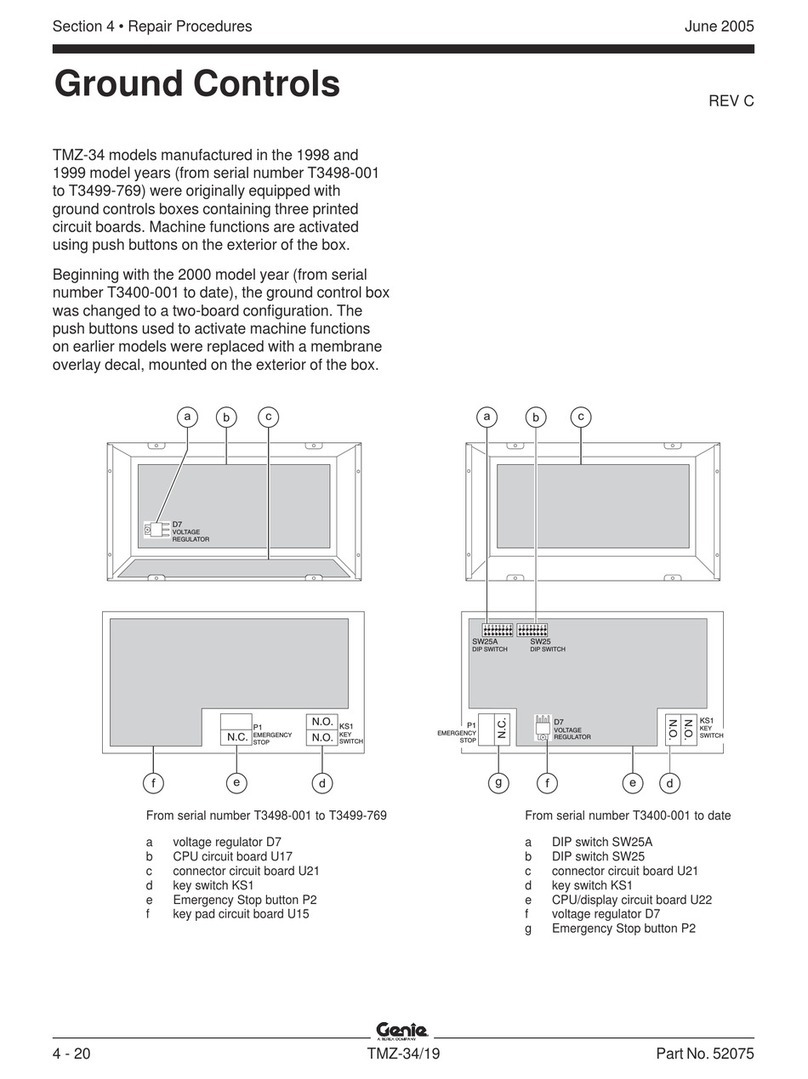 Terex Genie TMZ-34/19 User manual