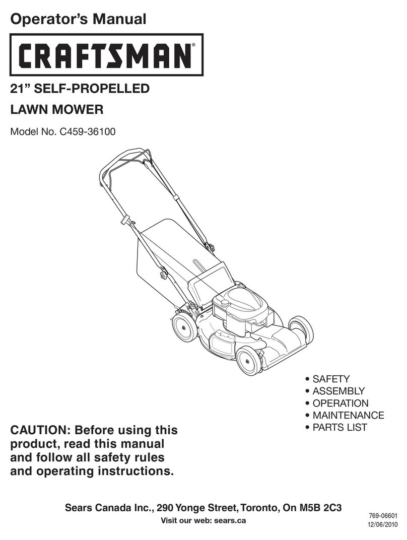 Craftsman C459-36100 Operator's manual