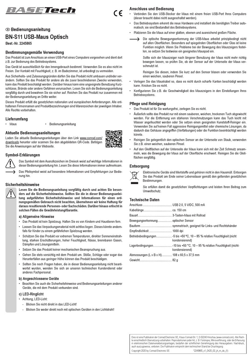 BASETech BN-S11 operating instructions