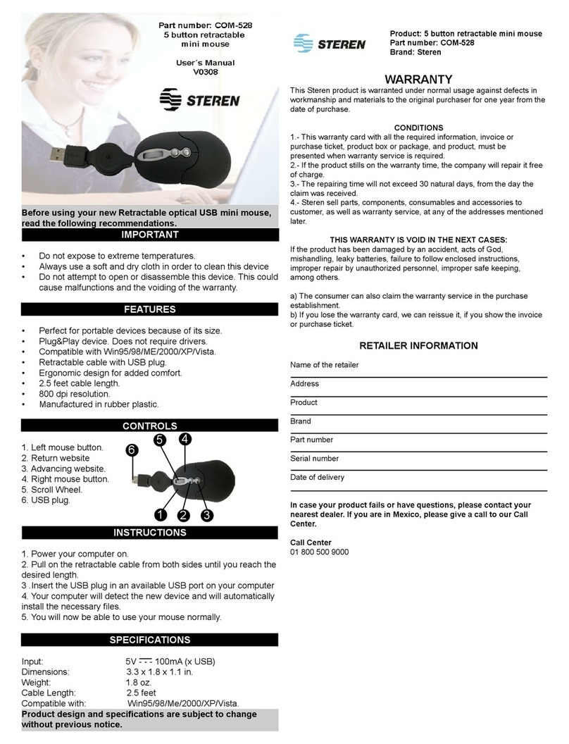 Steren COM-528 User manual