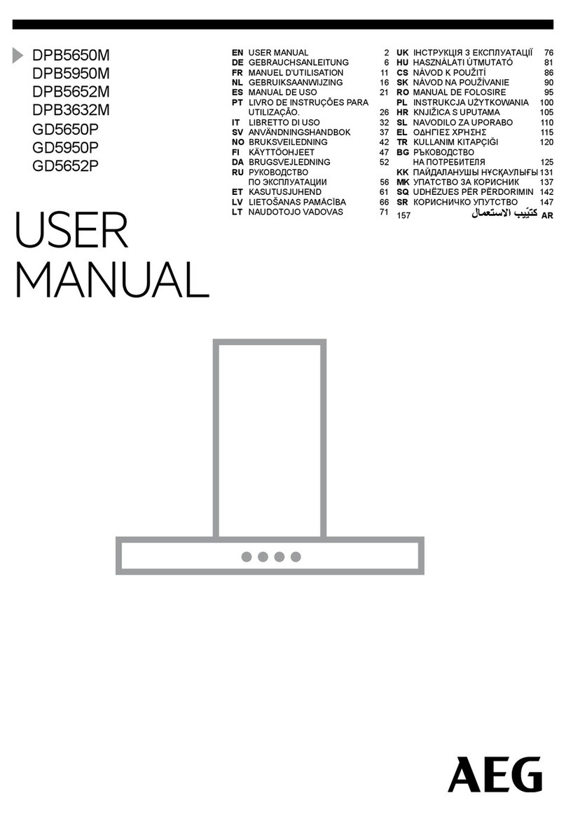 AEG DPB5650M User manual