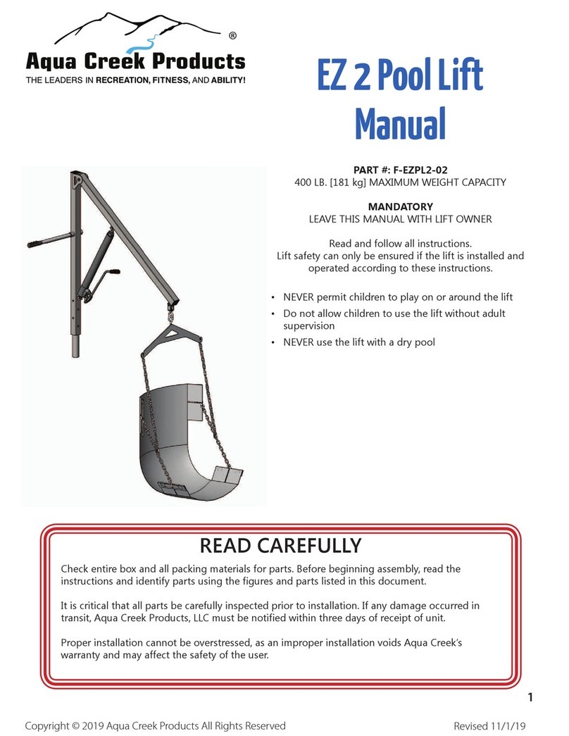 Aqua Creek Products EZ Series manual