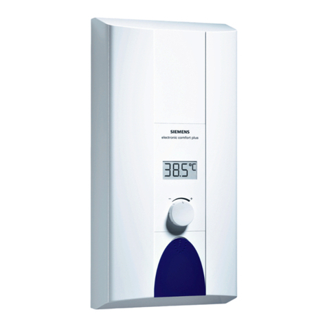 Siemens DE 1821515 Installation and operating instructions