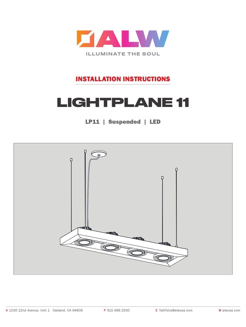 ALW LIGHTPLANE 11 installation instructions