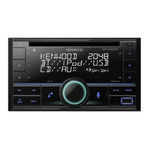 Kenwood DPX-5200BT quick start guide