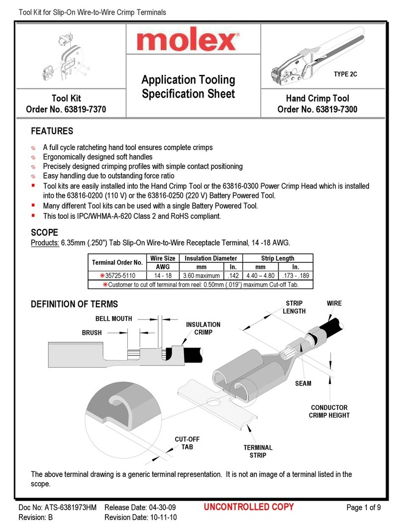 molex 63819-7300 Specification sheet