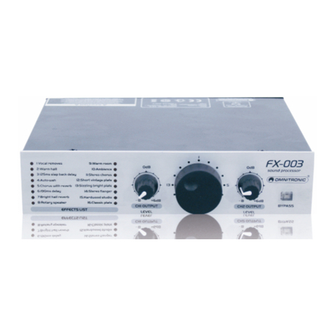 Omnitronic FX-003 User manual