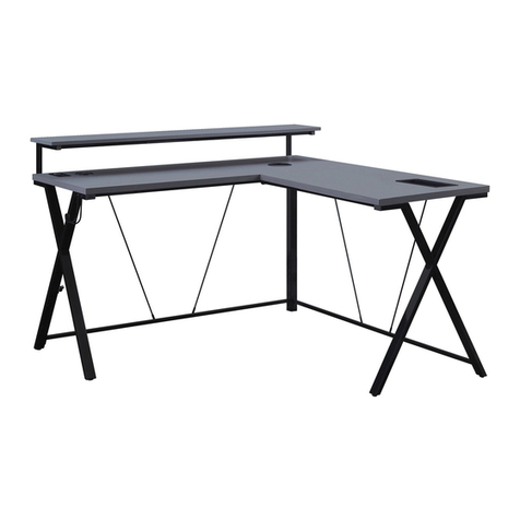 OSP furniture DESIGNlab CKP5454GLD operating instructions
