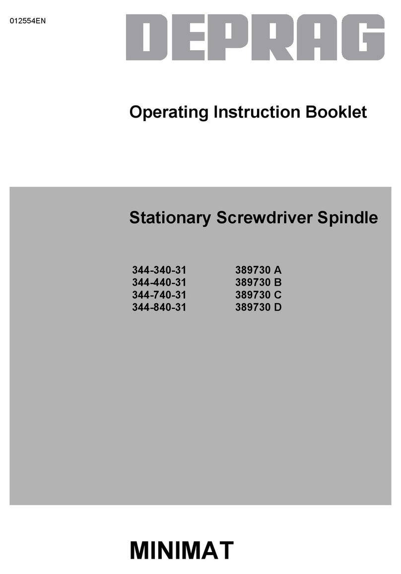 Deprag MINIMAT 389730 A User manual