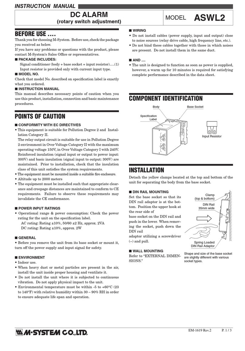 M-system ASWL2 User manual